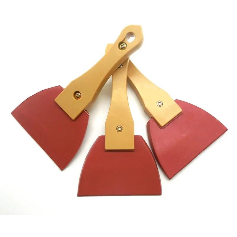 

Rubber Putty Knives Home Decor 18x9.7x1.6cm Triangle Shaped High Quality Handle Filmed Paint Scraper Tool Shovel