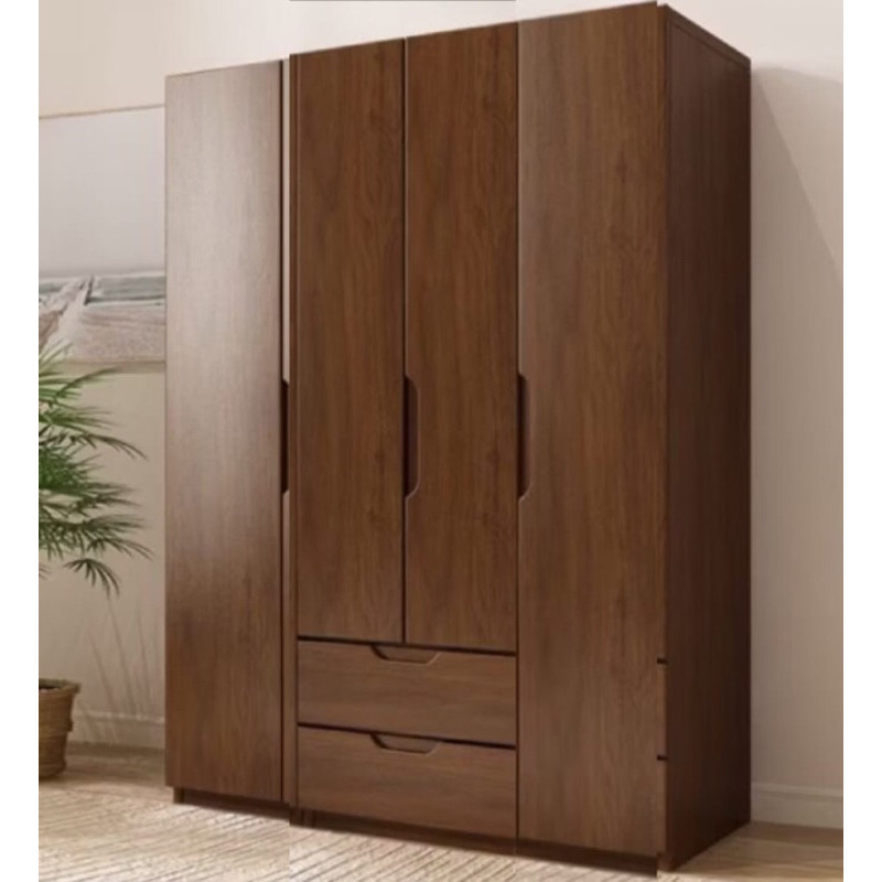 Custom Order Lemari Kayu Jati Minimalis (Harga Dp) Pintu 4 Pesanan Abah Oyan-Bandung