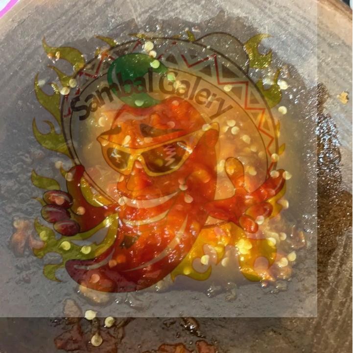 

Sambal brambang asem Pedas Level sambal