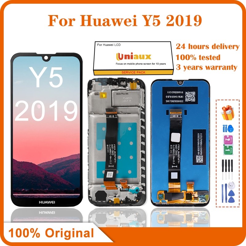 5.7"For Huawei Y5 2019 LCD Original AMN-LX9 LX1 LX2 LX3 Display With Frame Touch Screen Digitizer Fo
