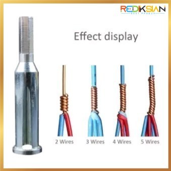 Mata Bor Alat Pemutar Penyambung Kabel Listrik 5 Lobang Twisting Tools