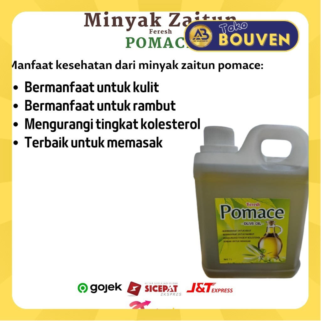 

Pomace Olive Oil Minyak Zaitun Pomace (1 liter) Jaitun