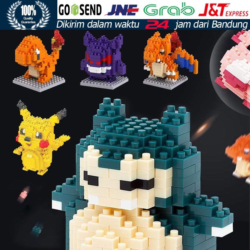 Mainan Balok Pokemon Nano Blocks Micro Blocks Miniatur Pokemon
