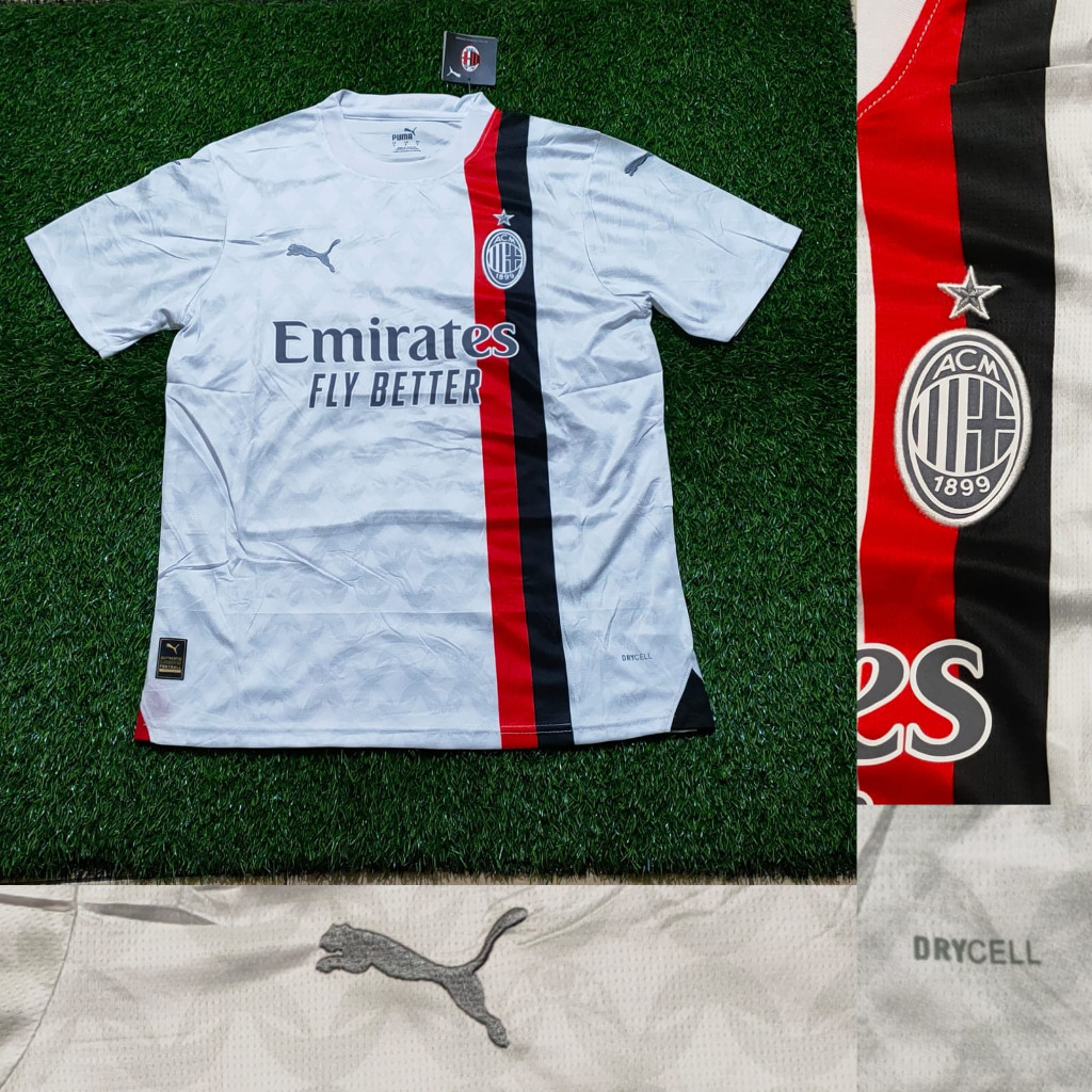 JERSEY BOLA AC MILAN AWAY NEW 2023/2024 GRADE ORI IMPORT