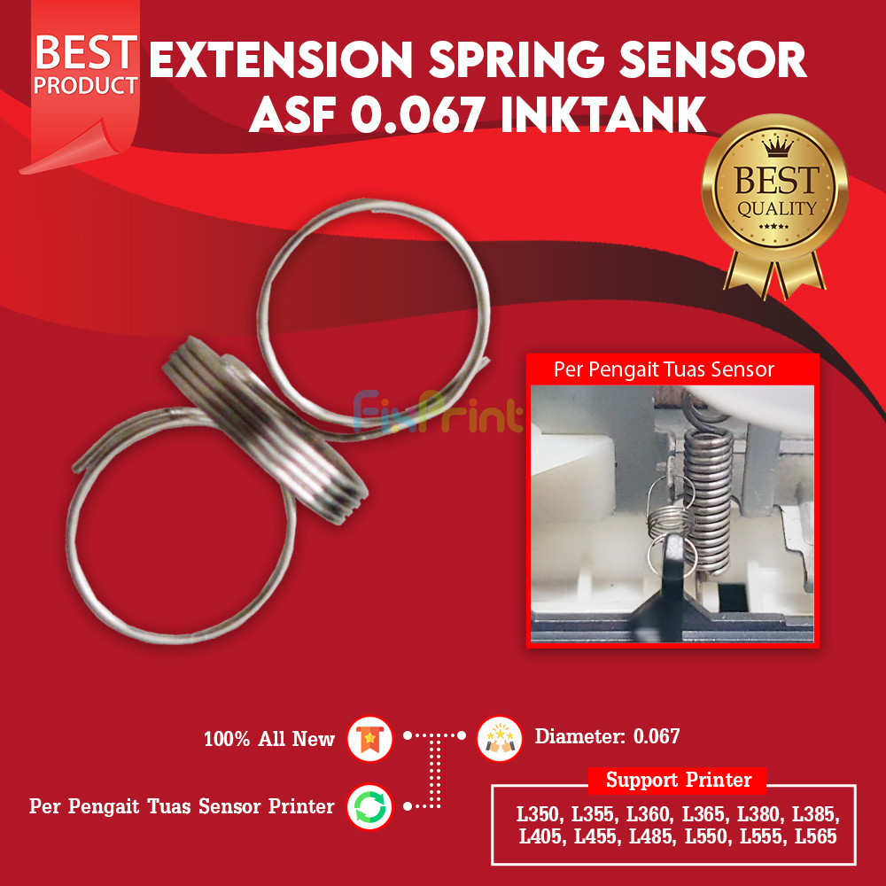 Per Tuas Sensor 0.067 Extension Spring Printer Epson L110 L120 L121 L210 L220 L300 L310 L350 L355 L3