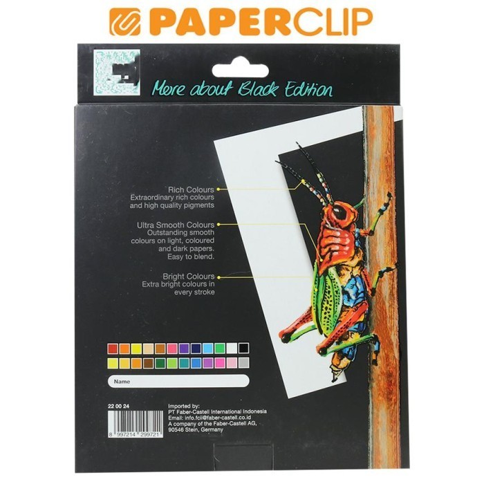 

CRAYON FABER CASTELL OIL PASTEL 220024 24C BLACK EDITION
