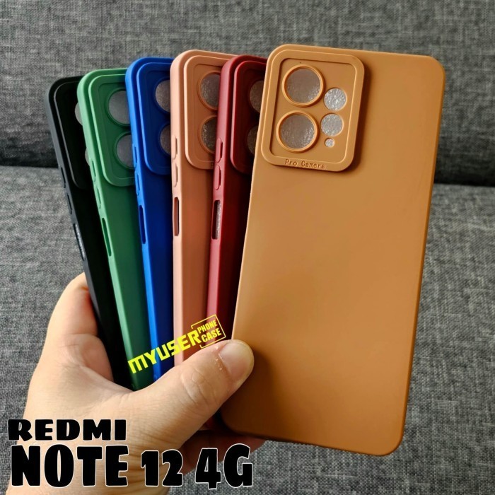 REDMI NOTE 12 PRO 4G CASE PRO CAMERA MACARON CASE REDMI NOTE 12 PRO 4G