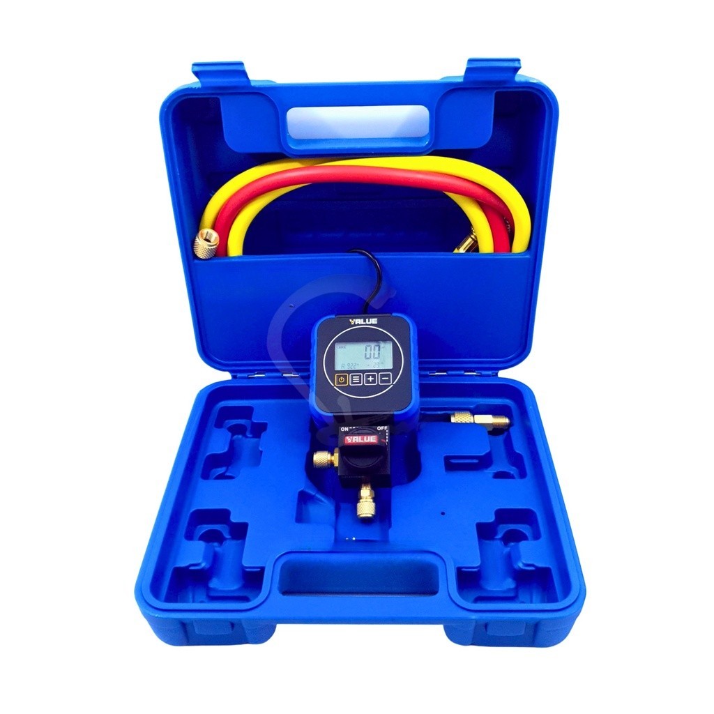 Manifold AC Value R32 R410a R22 Digital Single Gauge VRM1-0101i