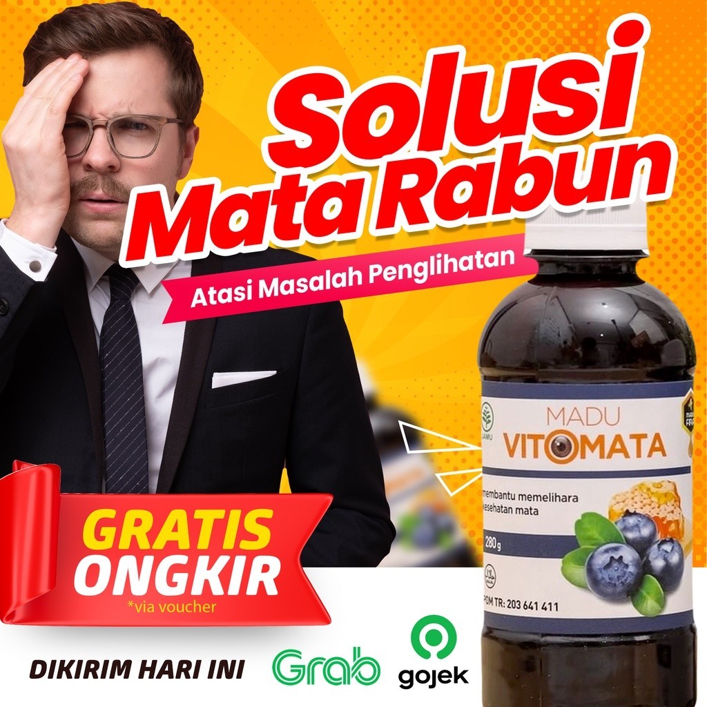 

MADU VITOMATA - Obat Mata Rabun, Katarak, Glaucoma Berbentuk Madu Asli 100% Original