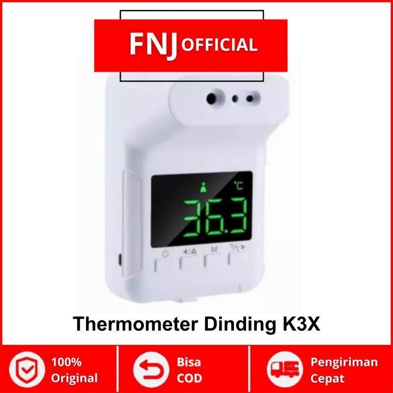 Thermometer Infrared K3X  Dinding Wall Thermometer - K3X Original Suhu Ruangan