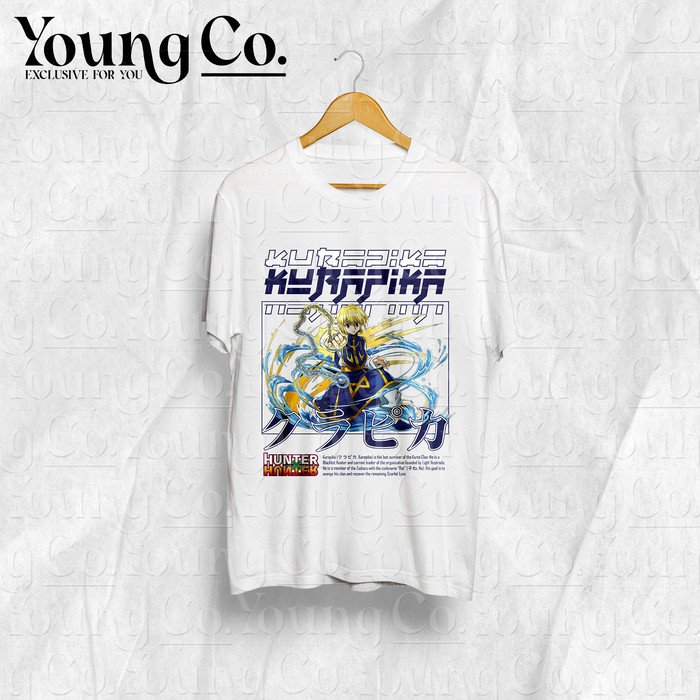 HxH Kurapika White T-shirt by Young CO.