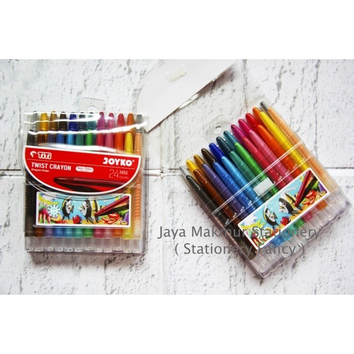 

PROMO!! -Crayon Putar Twist Joyko 24 Warna TWCR-24Mini (1 Set)