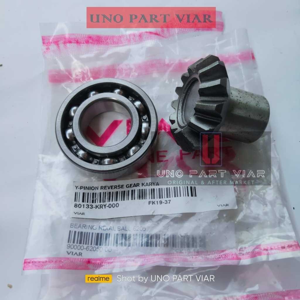 Gigi pinion 13T / gear gearbox viar original viar 150 200cc + laker pinion /bearing 6205 gearbox original viar