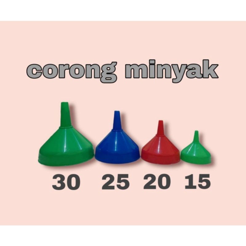CORONG MINYAK CORONG BENSIN