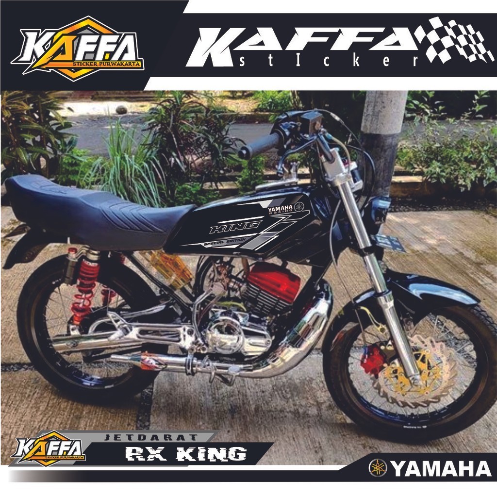 COD/ Striping Rx King - Stiker Variasi List Motor polet yamaha Rx King Racing LIST