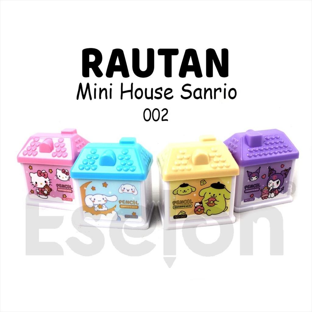 

[ES.JKT] 1buah Rautan Mini RUMAH 002 / SANRIO RUMAH / Serutan Pensil 2 sz Sanrio