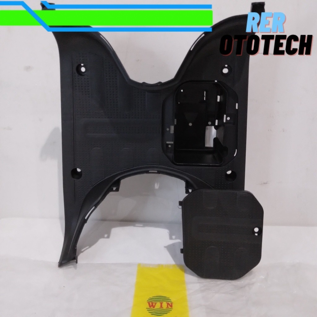 Pijakan Kaki + Tutup Aki Scoopy 110 FI 2017 2018 2019 2020 | footrest atas WIN | bordes injakan moto