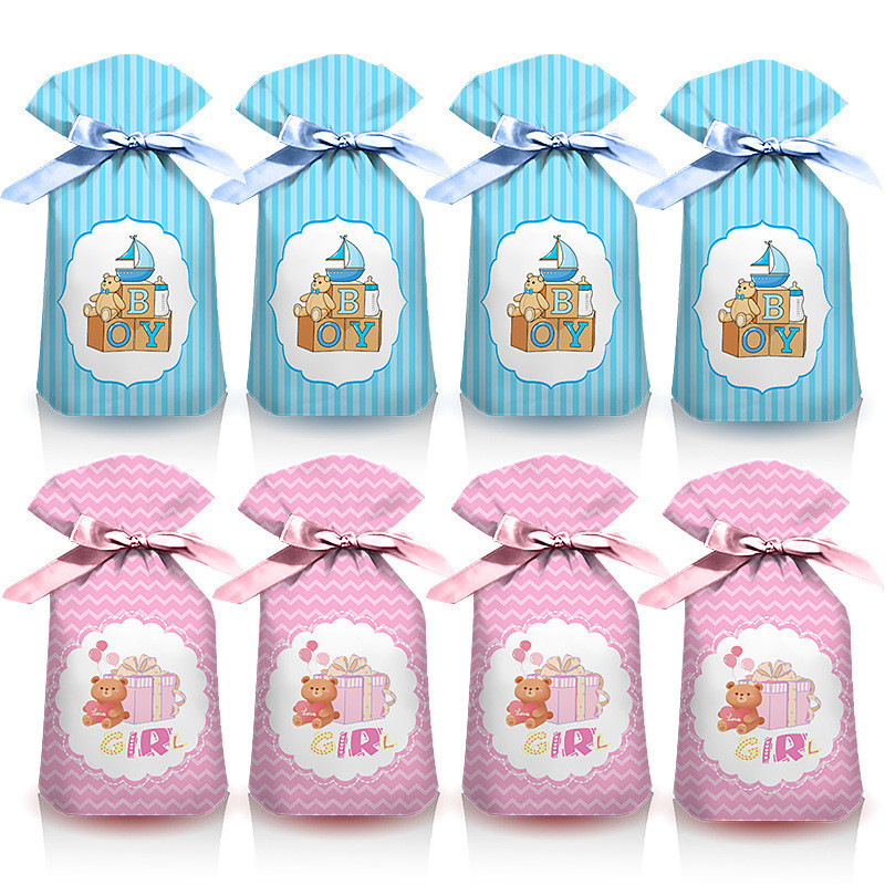 

10PC PLASTIK SERUT GOODIE BAG BINGKISAN KUE PERMEN HAMPERS PESTA ULANG TAHUN BABY BOY BABY GIRL
