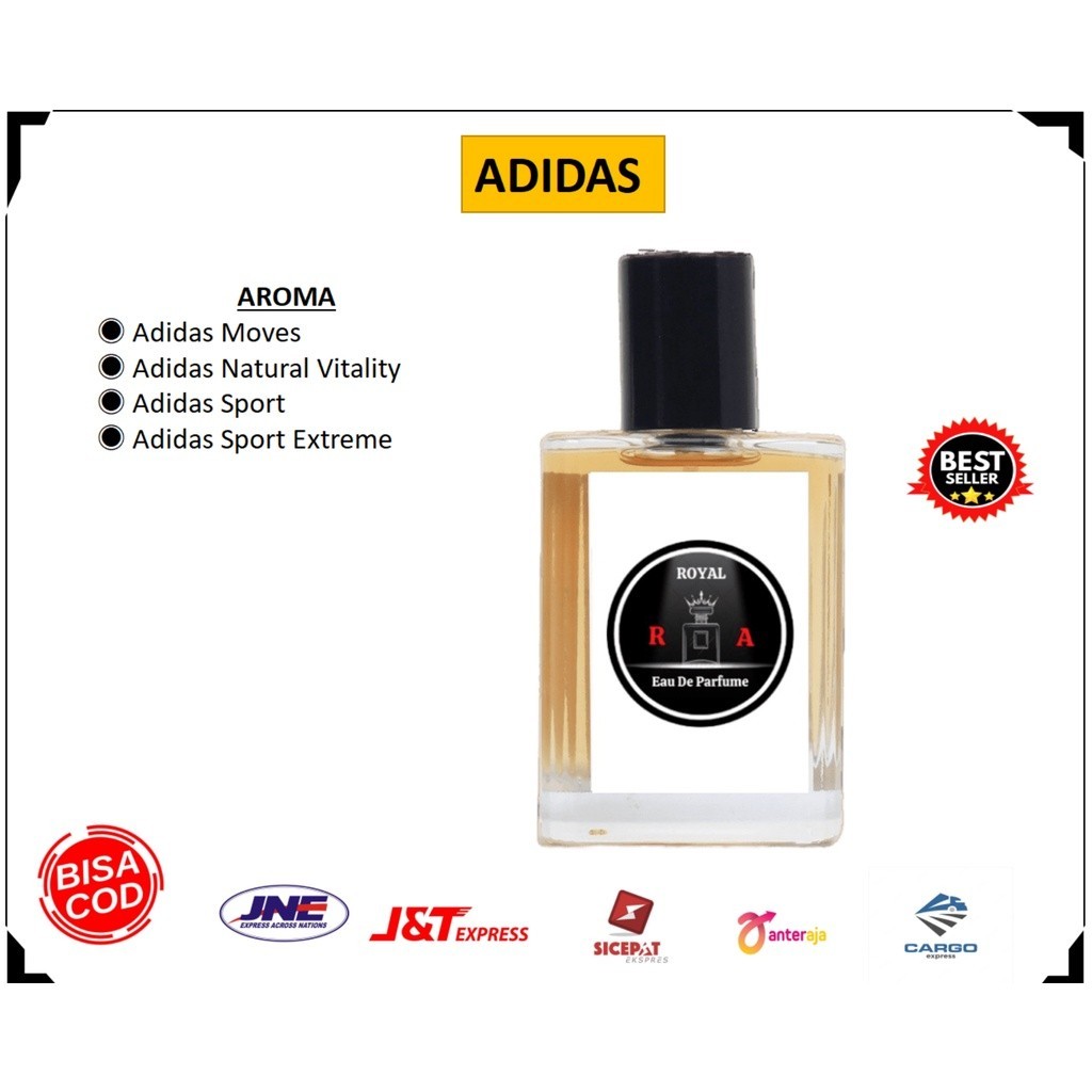 [Royal Platinum] Parfum Pria Adidas Sport - Eau de Parfume 35ml 50ml 100ml