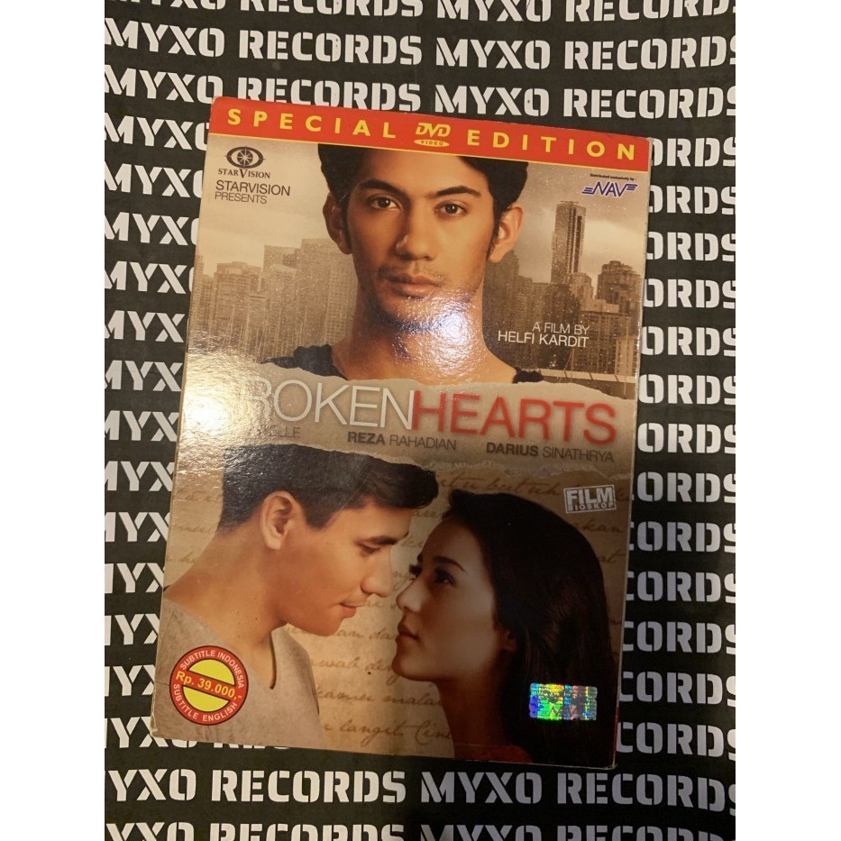 DVD ORIGINAL BROKENHEARTS JULIE ESTELLE REZA RAHADIAN FILM INDONESIA