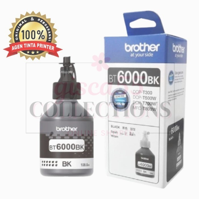 

TINTA BROTHER BT6000 BLACK ORIGINAL - Hitam