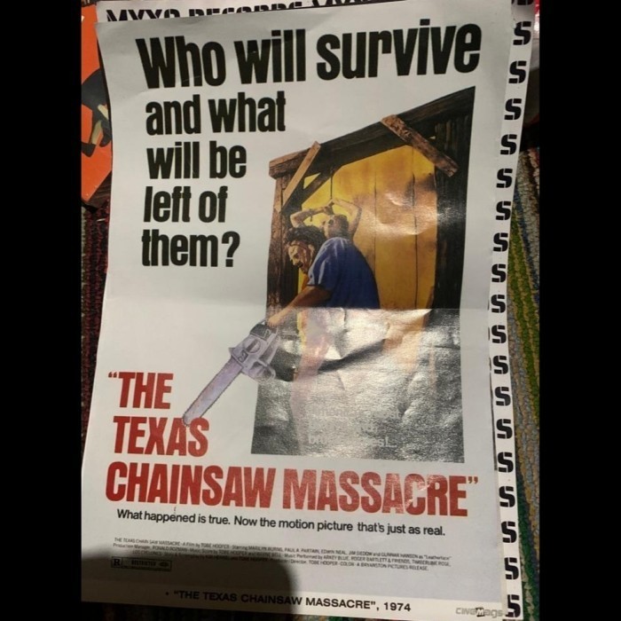 Original Poster Film Official The Texas Chainsaw Massacre