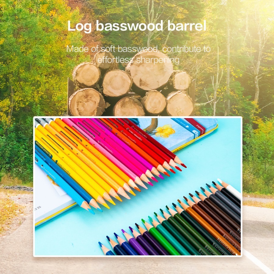 

Deli Pensil Warna Color Emotion Ergonomic Shape 24 Warna - EC00225 RB9