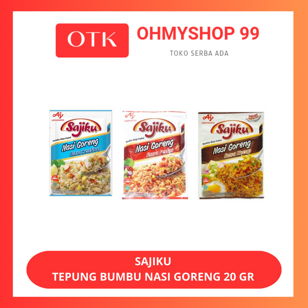 

Sajiku Tepung Bumbu Nasi Goreng 20gr
