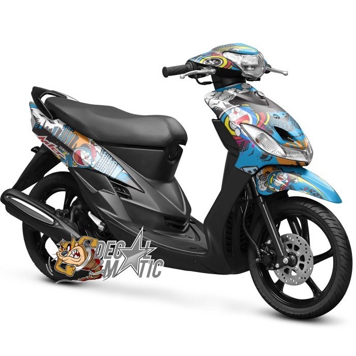 Decal Mio Sporty Full Body Stiker Full Body Motor Mio Smile Sporty Doraemon 1