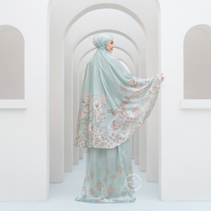 Mukena Travel Printing Miraya Royale Frost