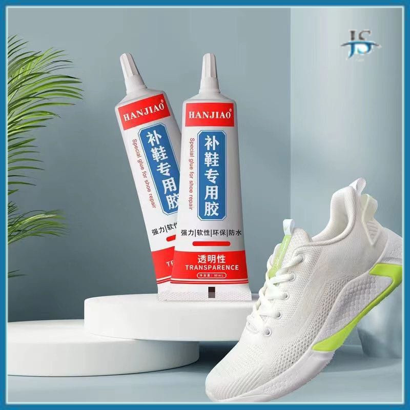 

JS LEM PERBAIKAN SEPATU SUPER KUAT 60ML / LEM PEREKAT SEPATU DAN SANDAL TAHAN AIR