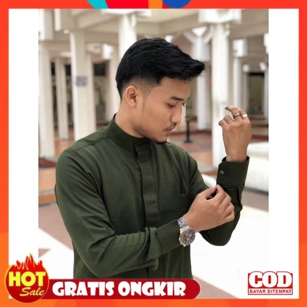 KAIN ADEM HALUS TEBAL / Thobe Makappa Model Slimfit Premium | Jubah Pria | Gamis Pria Terbaru