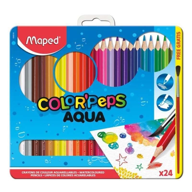 

Gramedia Jambi - MAPED WATER COLOR PENCILS X24 - CARDBOARD OT 836013