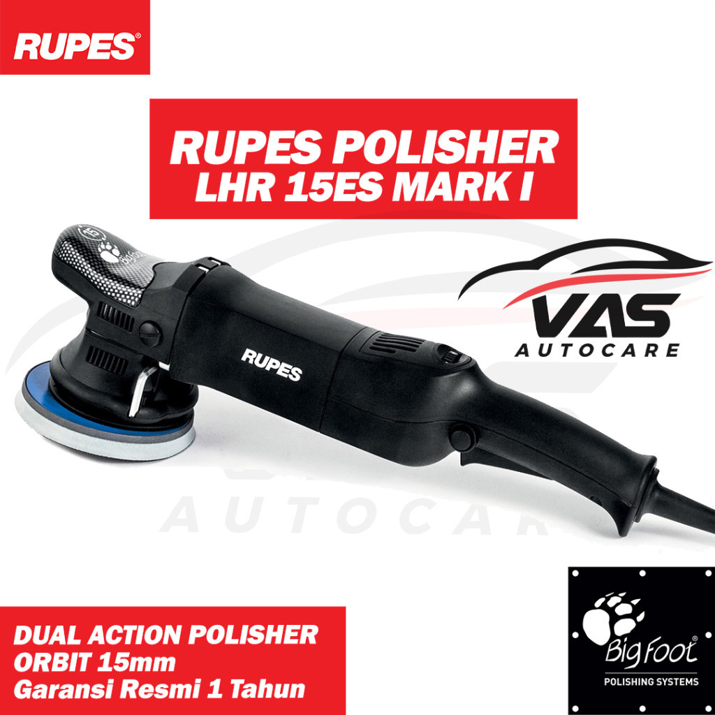 RUPES BIGFOOT LHR 15ES 15 ES MARK 1 DUAL ACTION POLISHER DA