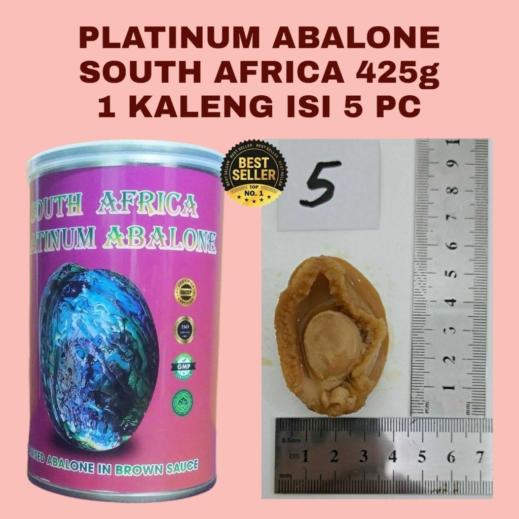 

ABALONE KALENG SOUTH AFRICA PLATINUM ABALONE BRAISED IN BROWN SAUCE ISI 5 PC MS2