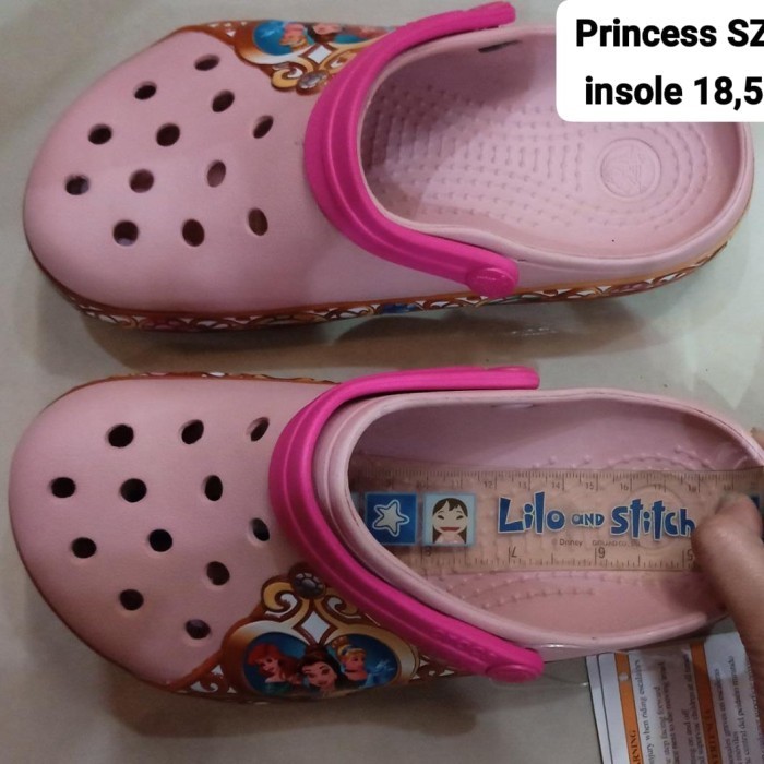 CROCS KIDS NEW PRINCESS LAMPU LED