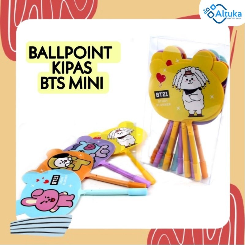 

Bulpen Ballpoint Kipas Murah Lucu Mini BTS