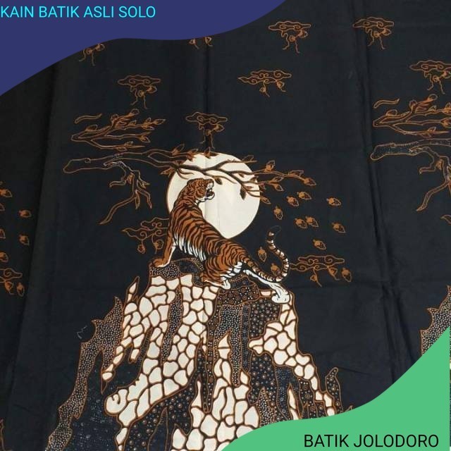 Kain batik solo motif macan bulan
