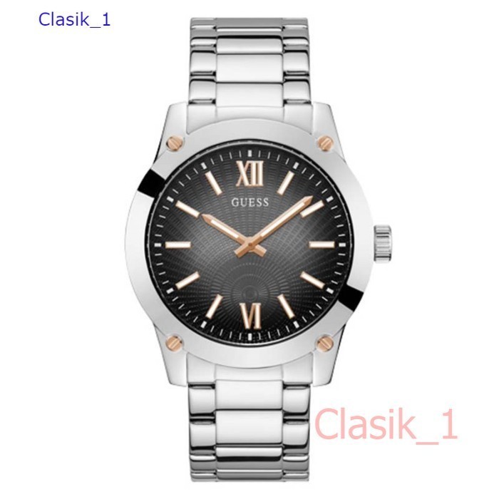 Original 100% GUESS GW0574G1 Jam Tangan Pria  Silver Stell