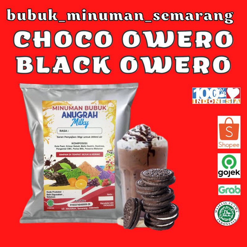 

Bubuk Minuman Coklat Owreo / Black Owreo Reguler 500grGratis Ongkir & COD