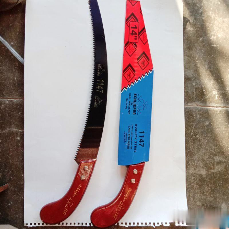 GERGAJI KOPI SCHLIEPER CAP MATA - GRAJI DAHAN RANTING BONSAI LENGKUNG SIAP PAKAI - GERGAJI KAYU