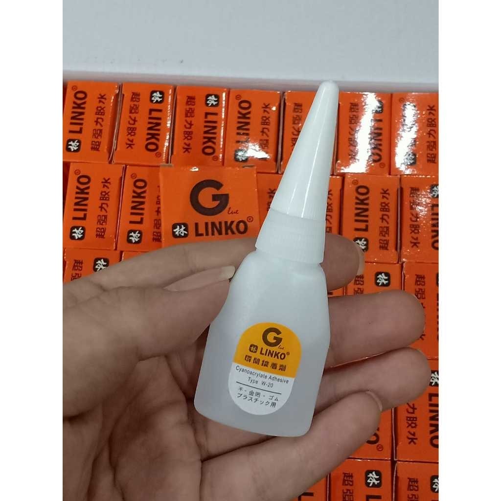 

*DUNIA PESTA* (1 KARTON ISI 50 BOTOL) LEM Glue LINKO KOREA / LEM CAIR MULTIFUNGSI KUALITAS SUPER / POWER GLUE