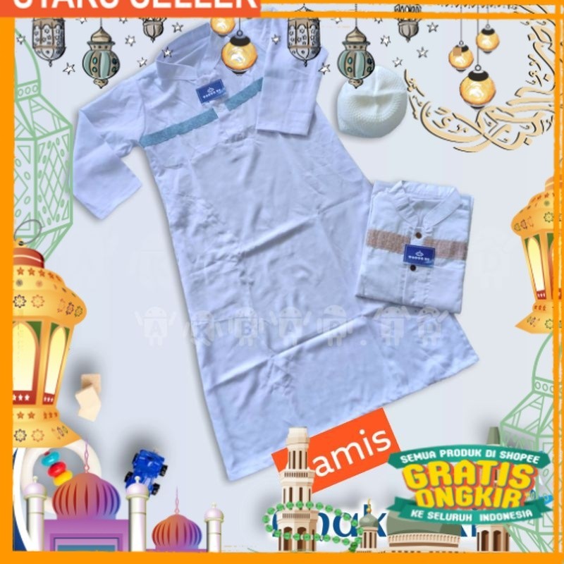 gamis anak laki2, gamis jubah cowok murah premium/ Pink Dusty Fanta Merah muda