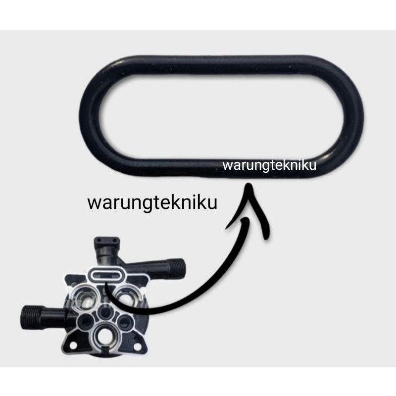 oring karet lonjong pump body jet cleaner