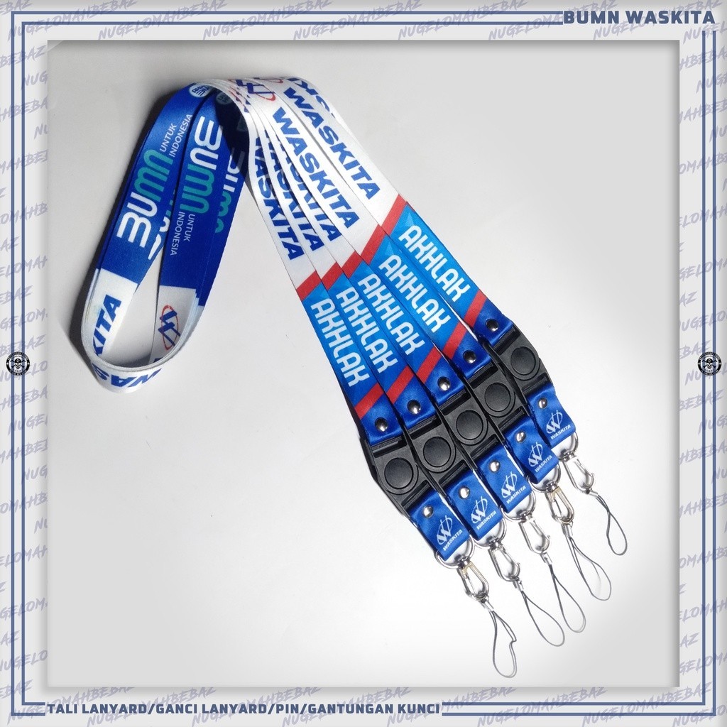 

TALI LANYARD GANTUNGAN ID CARD/HP/KUNCI/DLL.. WASKITA