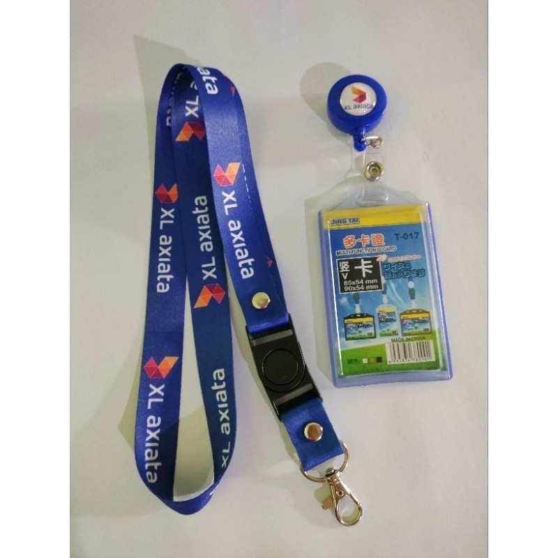 

[READY STOK] Tali id card XL Axiata Lanyard Printing SATUAN