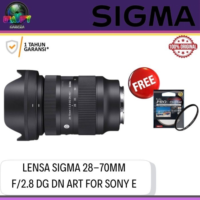SIGMA 28-70MM F2.8 DG DN CONTEMPORARY E MOUNT / LENSA SIGMA 28-70MM