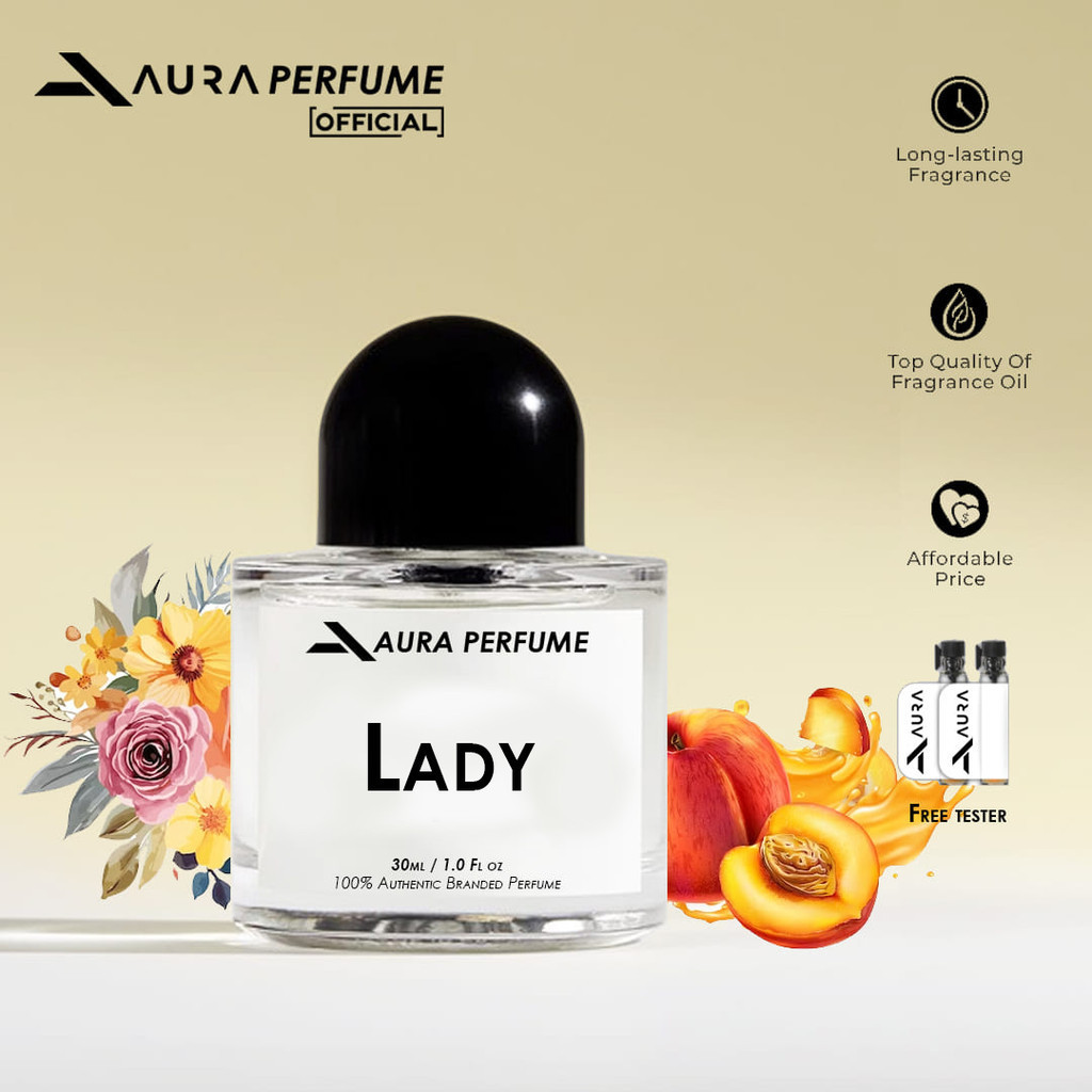 Aura Perfume - Parfum ISSEY MIYAKE LADY - Parfum Wanita Tahan Lama Aroma Elegant, Floral, Sweet
