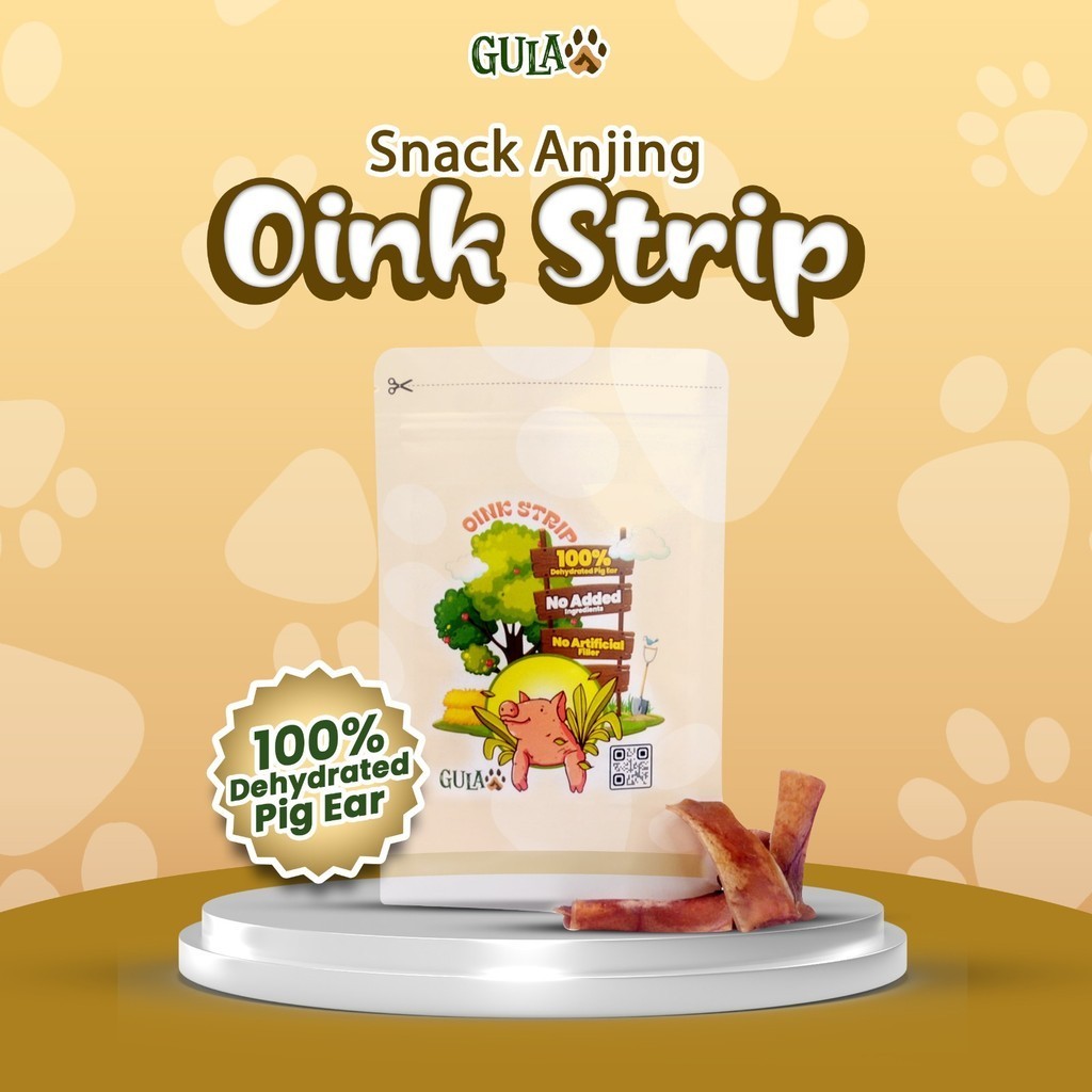 GULAPAWS Snack Anjing Oink Strip Ear