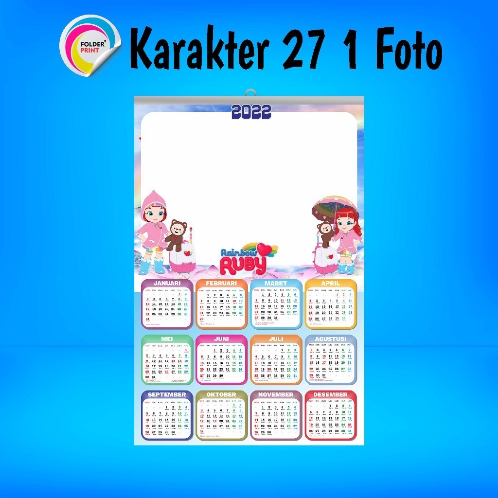 

Kalender Dinding Custom Karakter Foto Free Desain Art Paper 150 Gsm Kalender Terbaru